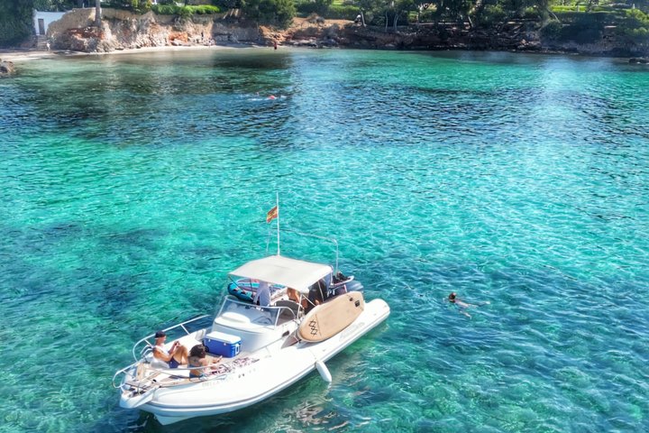 Palma de Mallorca Private Boat Trip with Water Toys and 25 Coves