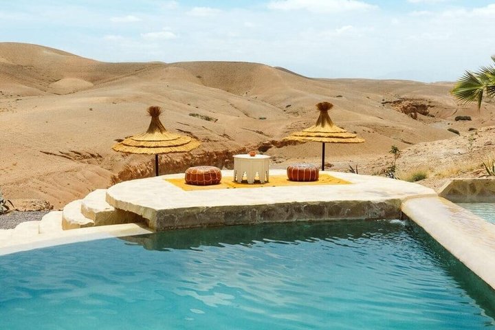 Agafay Desert Day Pass with Pool and Lunch from Marrakech