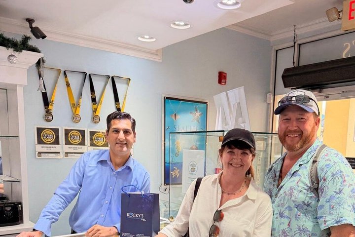 Bling and Beverages Cayman Jewelry Shopping Experience