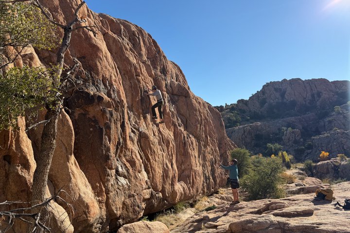 A Day Rock Climbing in the Granite Dells