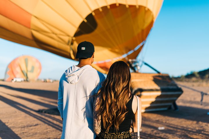 Phoenix Morning Hot Air Balloon Ride with Bubbly + Breakfast