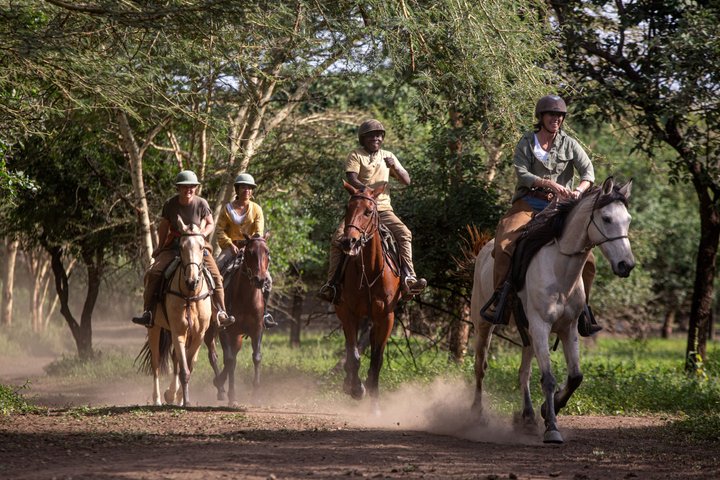 Horseback riding in Tanzania