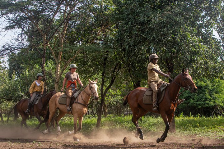 Horseback riding in Tanzania