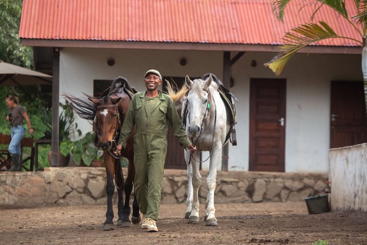Horseback riding in Tanzania