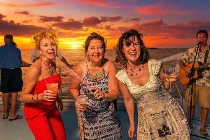 Key West Signature Sunset Sail with Live Music, Open Bar & Food