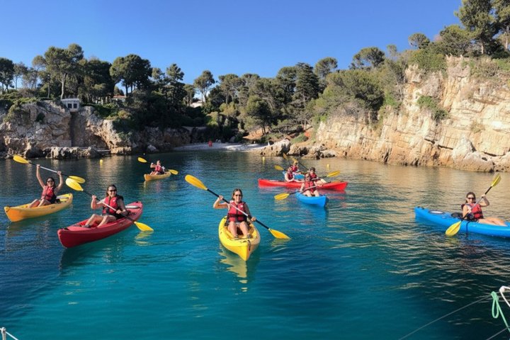 Cap-d'Antibes Guided wild adventure and kayak snorkeling