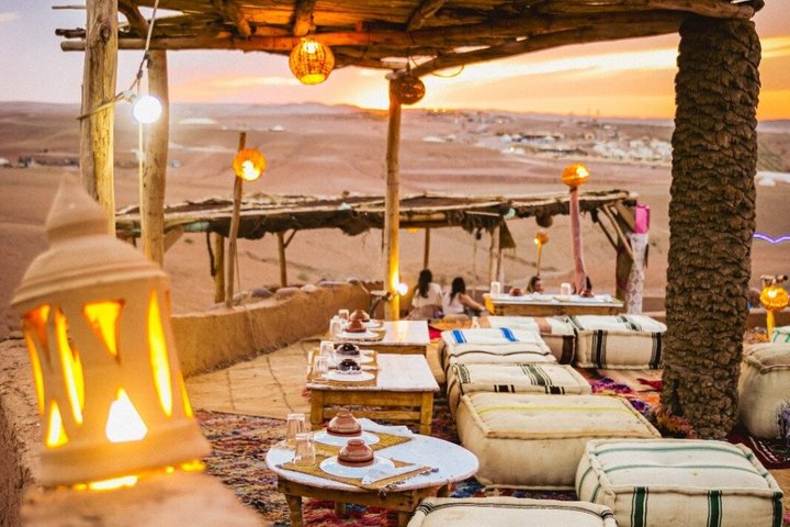 Agafay Desert Dinner, Camel Ride, Fire Show & Traditional Music