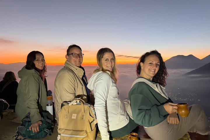 Sunrise Tour in Indian Nose Hike and Views of Lake Atitlan