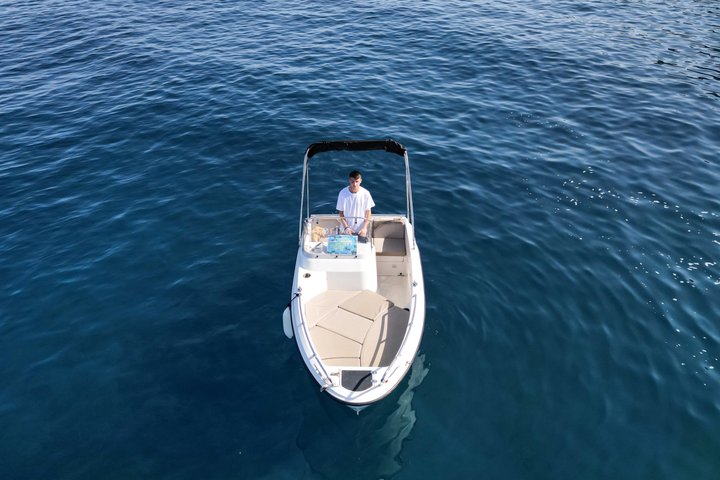 Skiathos Self Drive Boat Rental Licence Free