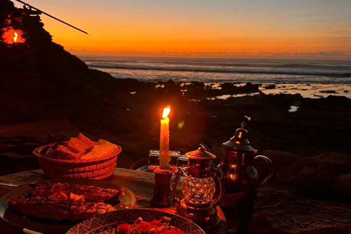 Essaouira Sunset Tour: Sidi M’barek Waterfall,Coastal Walk&Dinner