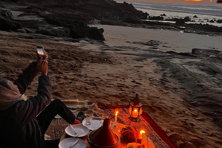 Essaouira Sunset Tour: Sidi M’barek Waterfall,Coastal Walk&Dinner