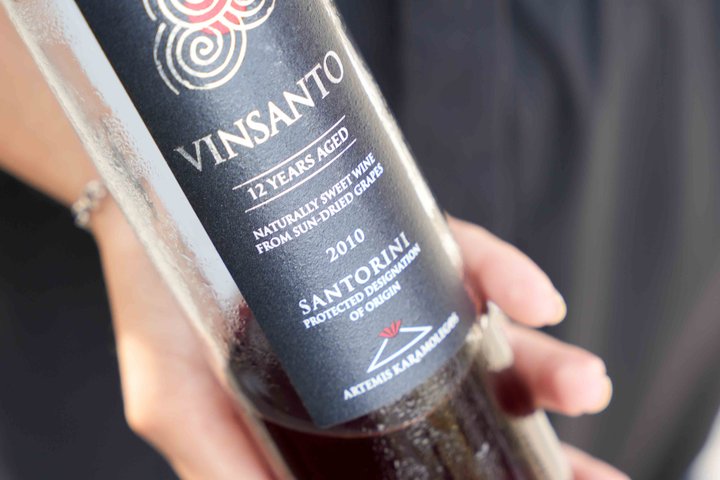 Santorini Wine Tasting & Premium Lunch at Award-Winning Winery