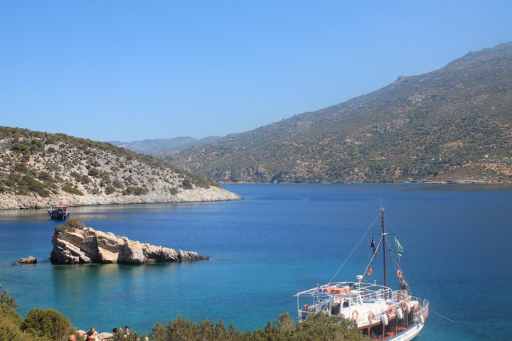 Traditional BBQ Boat Escape East Samos Cruise