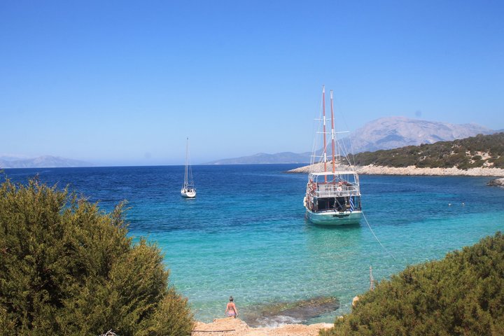 Traditional BBQ Boat Escape East Samos Cruise