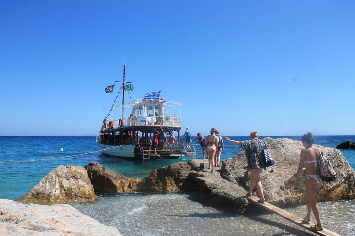 Traditional BBQ Boat Escape East Samos Cruise