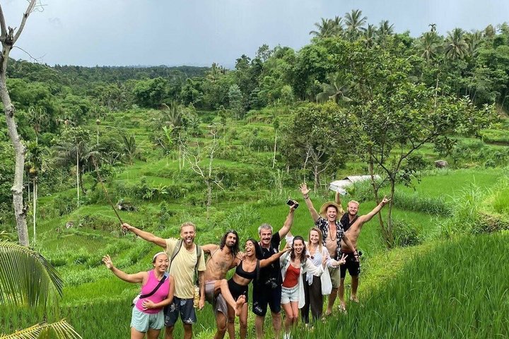 Tetebatu Private Trek Rice Fields Waterfall and Monkey Forest