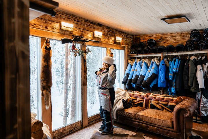 Arctic Magic: Santa's Village, Snowmobiling & Glass Igloo Lunch