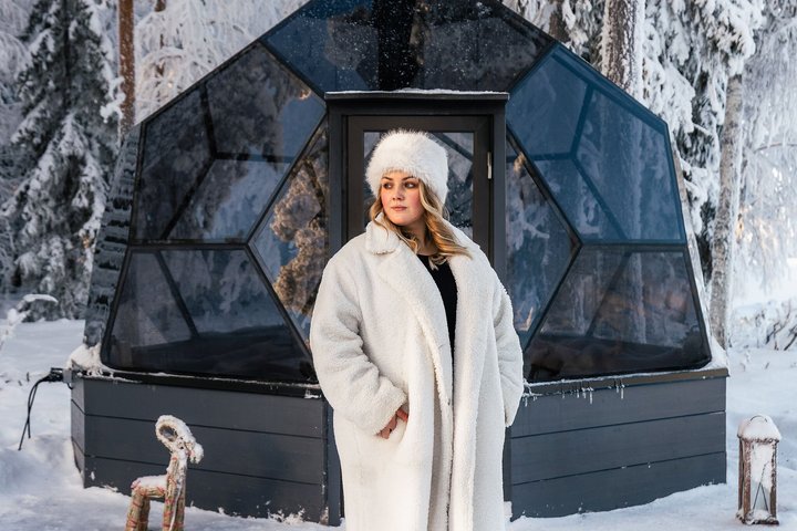 Arctic Magic: Santa's Village, Snowmobiling & Glass Igloo Lunch