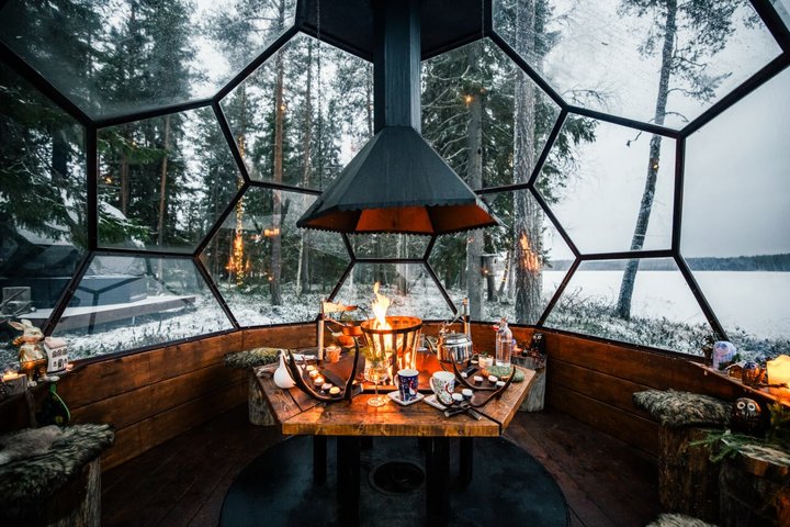 Arctic Magic: Santa's Village, Snowmobiling & Glass Igloo Lunch