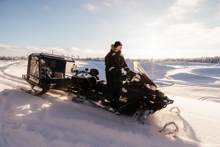 Arctic Magic: Santa's Village, Snowmobiling & Glass Igloo Lunch