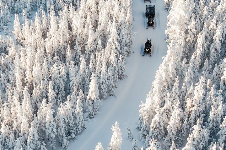 Arctic Magic: Santa's Village, Snowmobiling & Glass Igloo Lunch