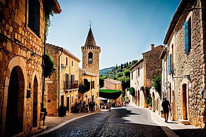 Medieval village of Castellet, Cassis & the beautifull Calanques