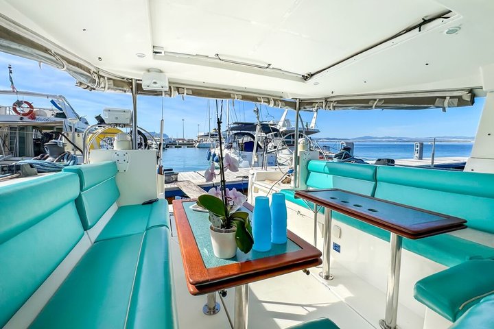 Monomaran tour 16 mt with boarding from Maddalena and Palau