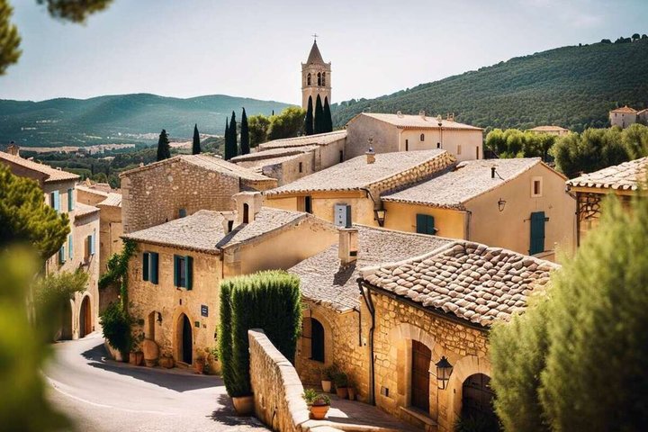 Medieval village of Castellet, Cassis & the beautifull Calanques