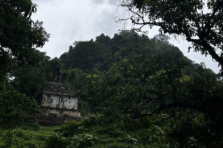 Palenque Archaeological site from Villahermosa City or airport