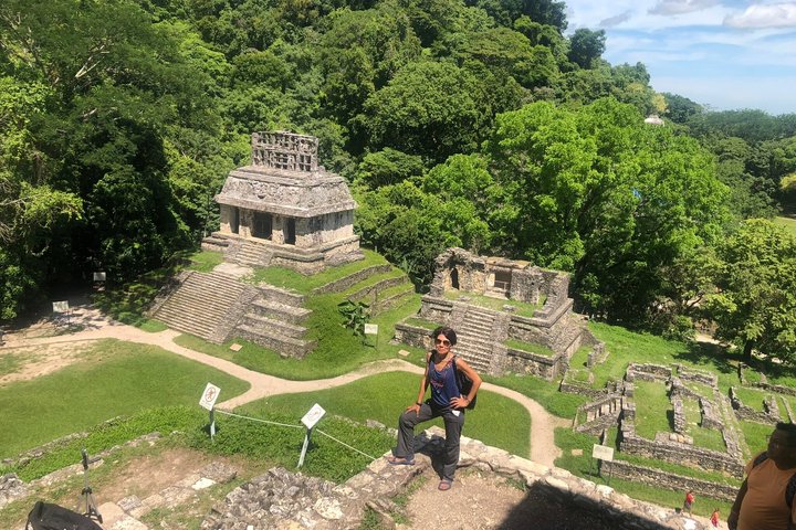 Palenque Archaeological site from Villahermosa City or airport