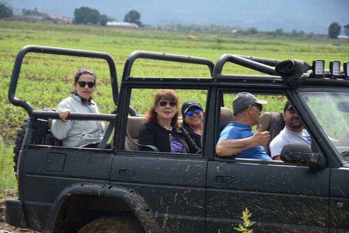 Permet Vjosa Valley Jeep Tour, Leusa Church and Hot Spring