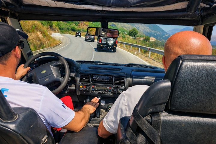 Permet Vjosa Valley Jeep Tour, Leusa Church and Hot Spring
