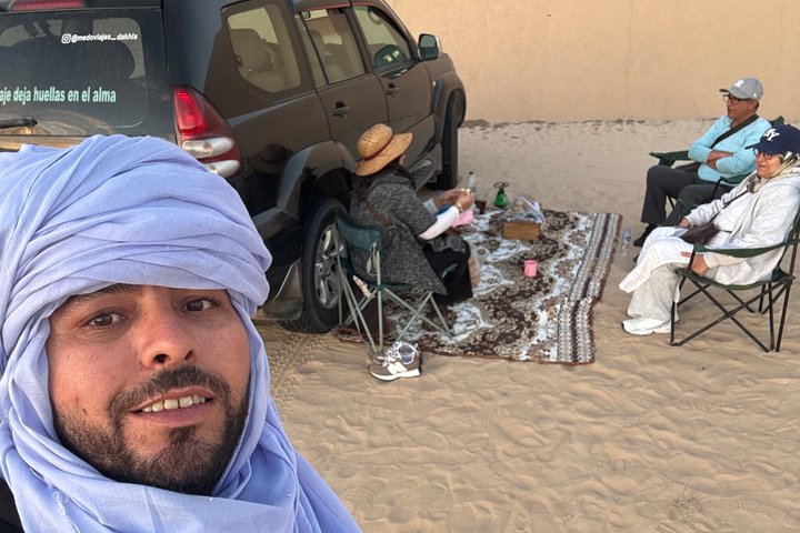 4×4 Adventure in the Dajla Desert – White Dune and Oasis Imlili