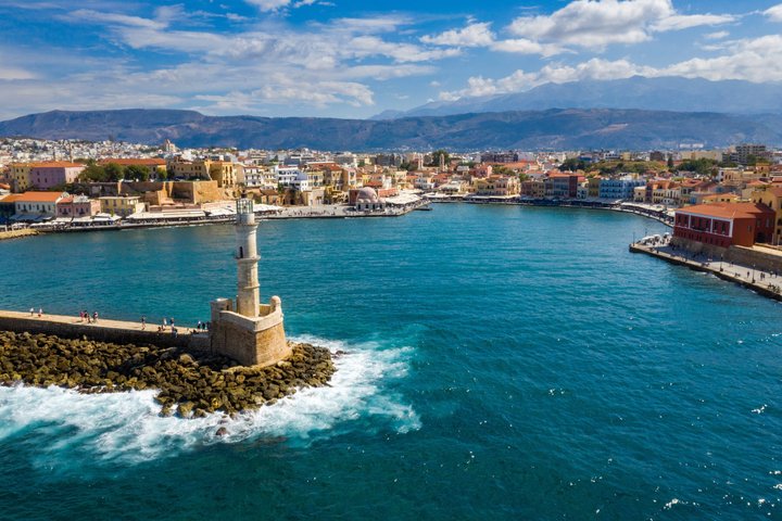 Chania Highlights Shore Excursion with Port Pickup and Beach Time