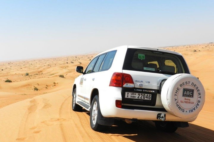 Dubai Desert Safari Dune Bashing, 60min ATV Quad, Camel Ride, BBQ