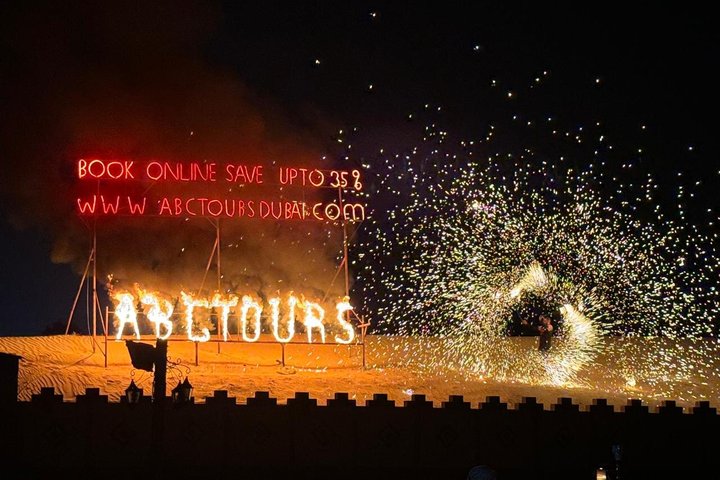 Dubai Desert Safari Dune Bashing, 60min ATV Quad, Camel Ride, BBQ