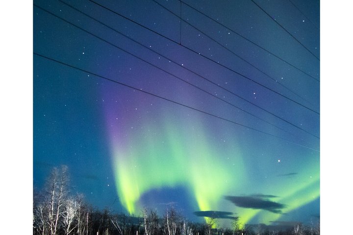 Kiruna: Aurora Chase with Street Food Dinner & Nature Guides