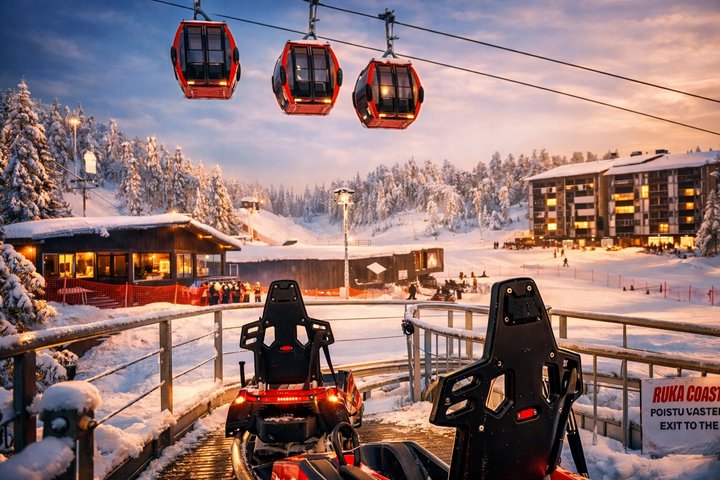 Rovaniemi to World's northernmost Roller Coaster Ruka + Korouoma