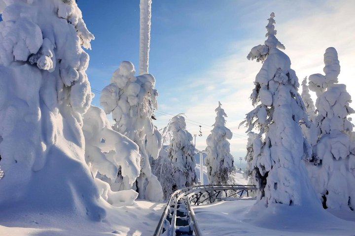 Rovaniemi to World's northernmost Roller Coaster Ruka + Korouoma