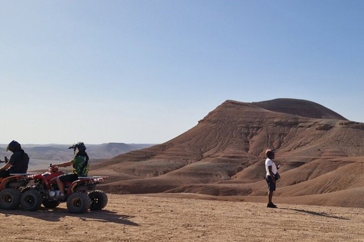 Marrakech Desert Agafay Quad & Camel with Lunch & swimming pool
