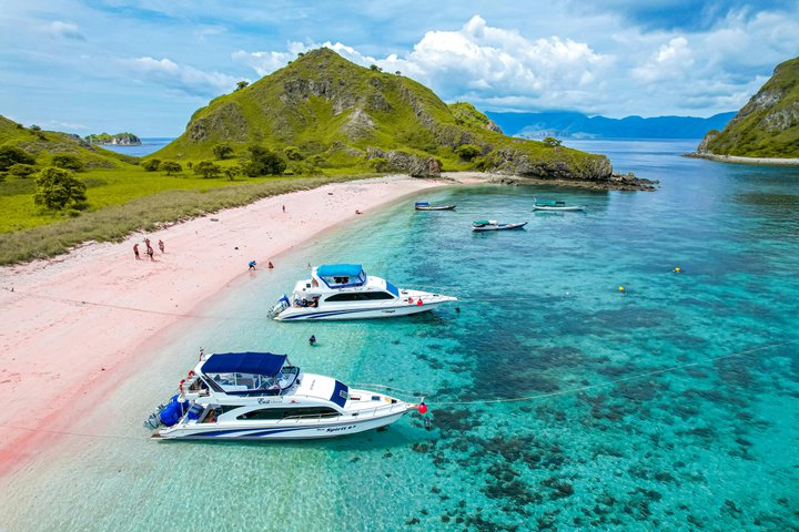 Komodo Island Speedboat Tour Padar Pink Beach with Snorkeling