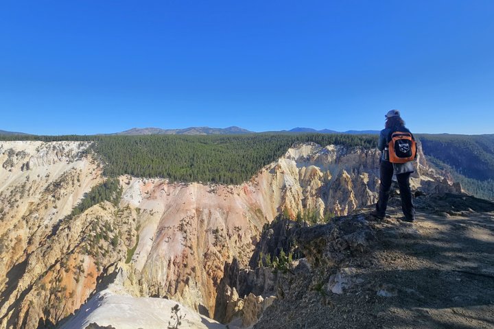 Grand Canyon of the Yellowstone Rim and Loop Hike with Lunch