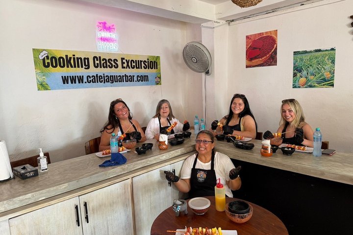 Authentic Beachfront Mexican Cooking Class Cafe Jaguar Costa Maya
