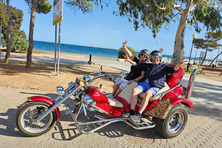 Trike Adventure to Mar Menor, Salt Lakes and Flamingos