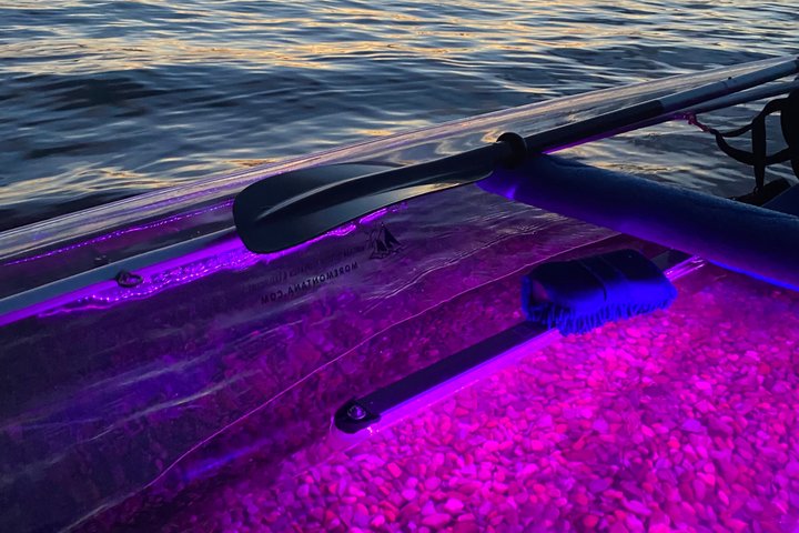 Sunset LED Clear Kayak Rentals for Glacier Park