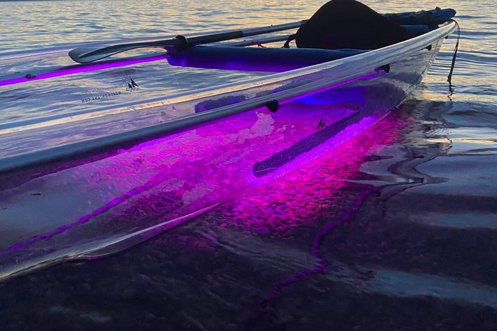 Sunset LED Clear Kayak Rentals for Glacier Park