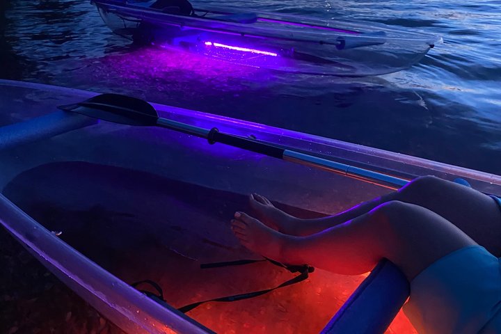 Sunset LED Clear Kayak Rentals for Glacier Park
