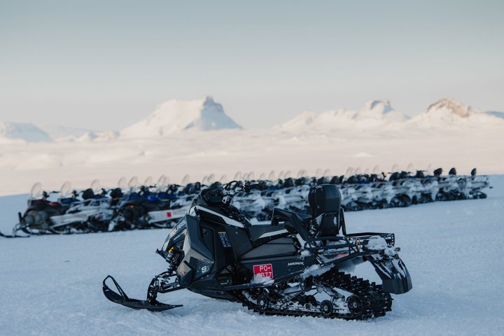 Snowmobiling Adventure on Langjokull Glacier from Gullfoss