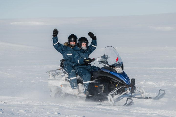 Snowmobiling Adventure on Langjokull Glacier from Gullfoss