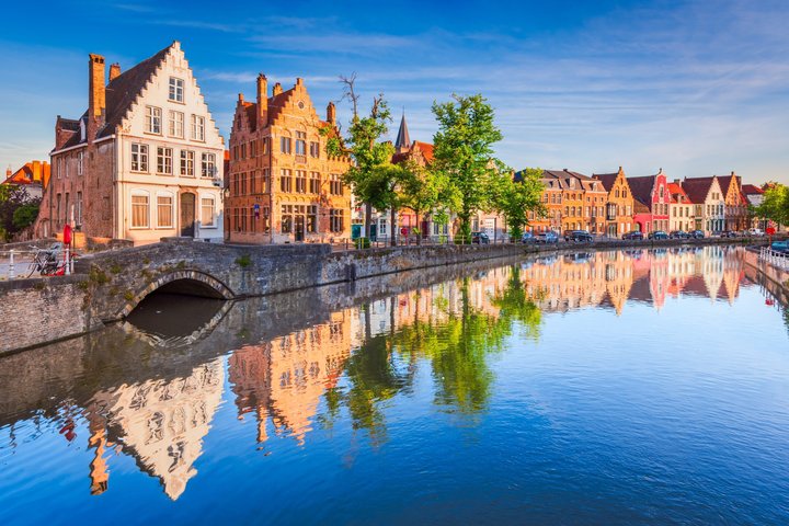 Bruges and Ghent by small group train with boat ride